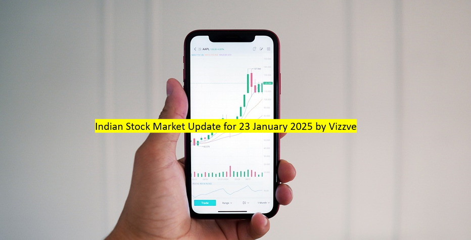 Indian Stock Market Update for 23 January 2025 by Vizzve